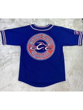 Vintage Y2K Orange County Choppers Biker New York OCC Baseball Jersey Mens M